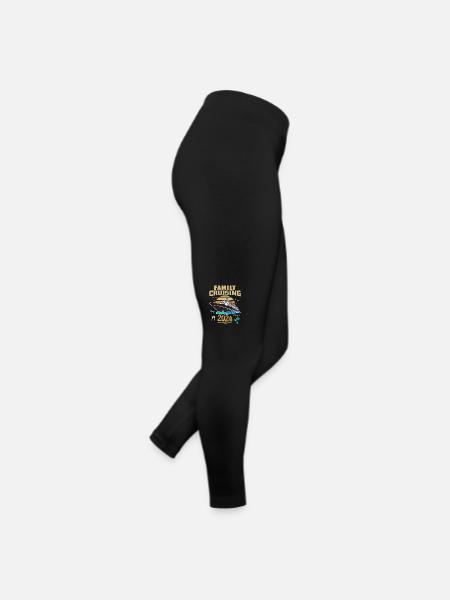 Familien Kreuzfahrt 2024 - Frauen Jersey Leggings - Schwarz - Rechts