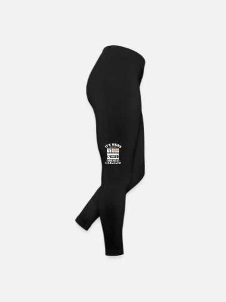 Pensioner Pension 50th 60th Birthday 80s 90s Gift - Women’s Jersey Leggings - black - Right