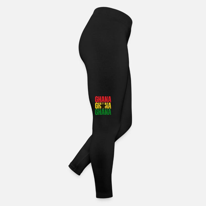 Drapeau du Ghana, fierté ghanéenne Legging en jersey Femme