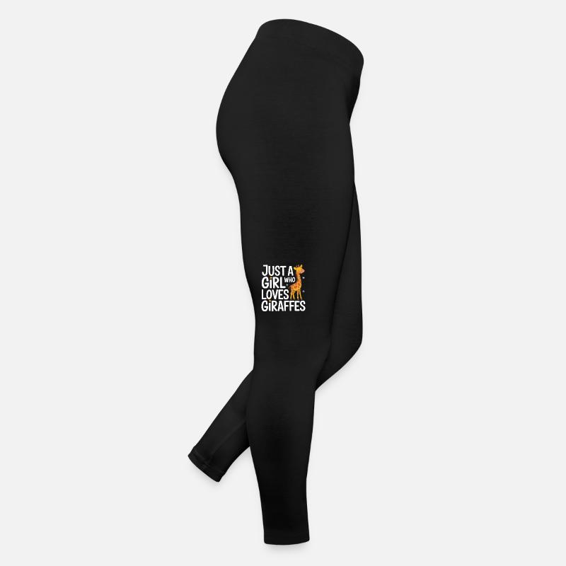 Giraffe Tier Afrika Giraffen Frauen Jersey Leggings
