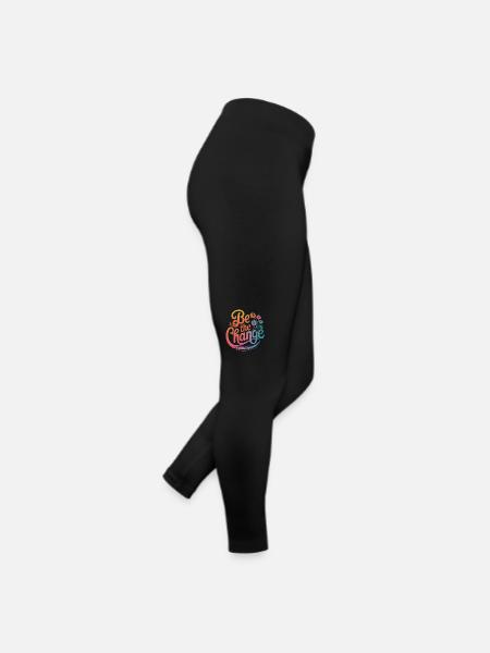 Altruismo Selbstloses Geben Gebende Schulgeist - Frauen Jersey Leggings - Schwarz - Rechts
