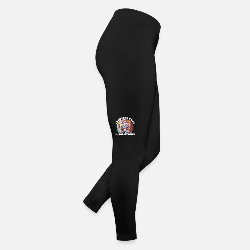 CHEMISTS HAVE ALL THE SOLUTIONS - Women’s Jersey Leggings - black