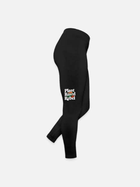 Vegetarian Vegan Veggie Vegetarian - Women’s Jersey Leggings - black - Right