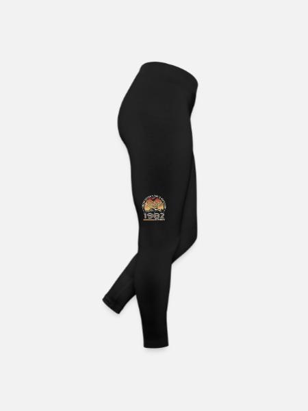 1982 Gift 43rd Anniversary 1982 Vintage 1982 - Women’s Jersey Leggings - black - Right