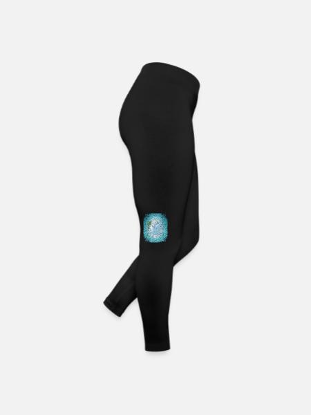 Peace Dove of Peace Peace Symbol Peace Symbol - Women’s Jersey Leggings - black - Right