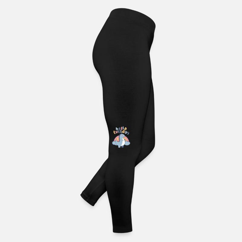 Dinosaure Kawaii, Regebogen Hello-Tuesday Dire Legging en jersey Femme