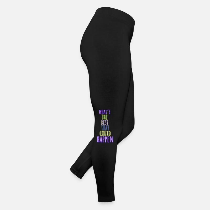 Was ist das Beste, was passieren könnte? Frauen Jersey Leggings