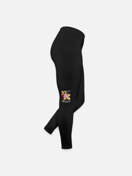 70e anniversaire, célébration d’anniversaire, anniversaire de mariage - Legging en jersey Femme - noir - Droite