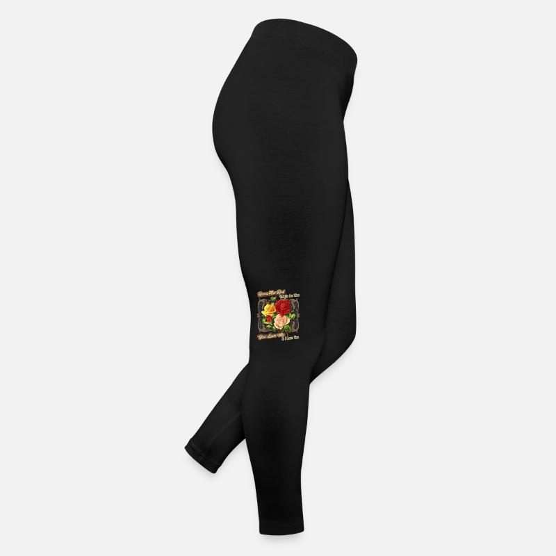 Roses vintage, amour, Saint-Valentin, Roses disant Legging en jersey Femme