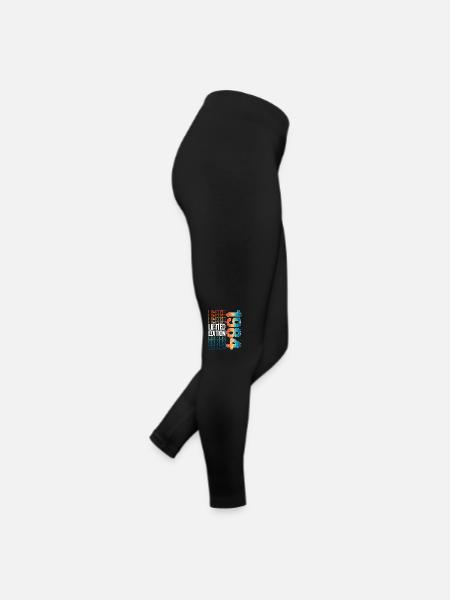 Edition limitée depuis 1984 Anniversaire Millésime 1984 - Legging en jersey Femme - noir - Droite