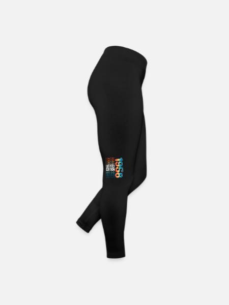 Edition limitée depuis 1958 Anniversaire Millésime 1958 - Legging en jersey Femme - noir - Droite