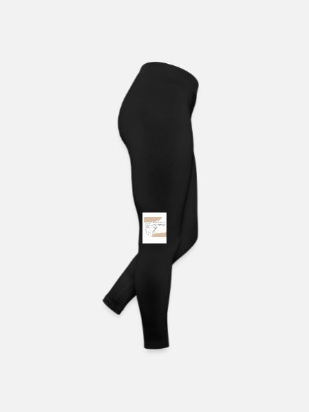 Poperze - Frauen Jersey Leggings - Schwarz - Rechts