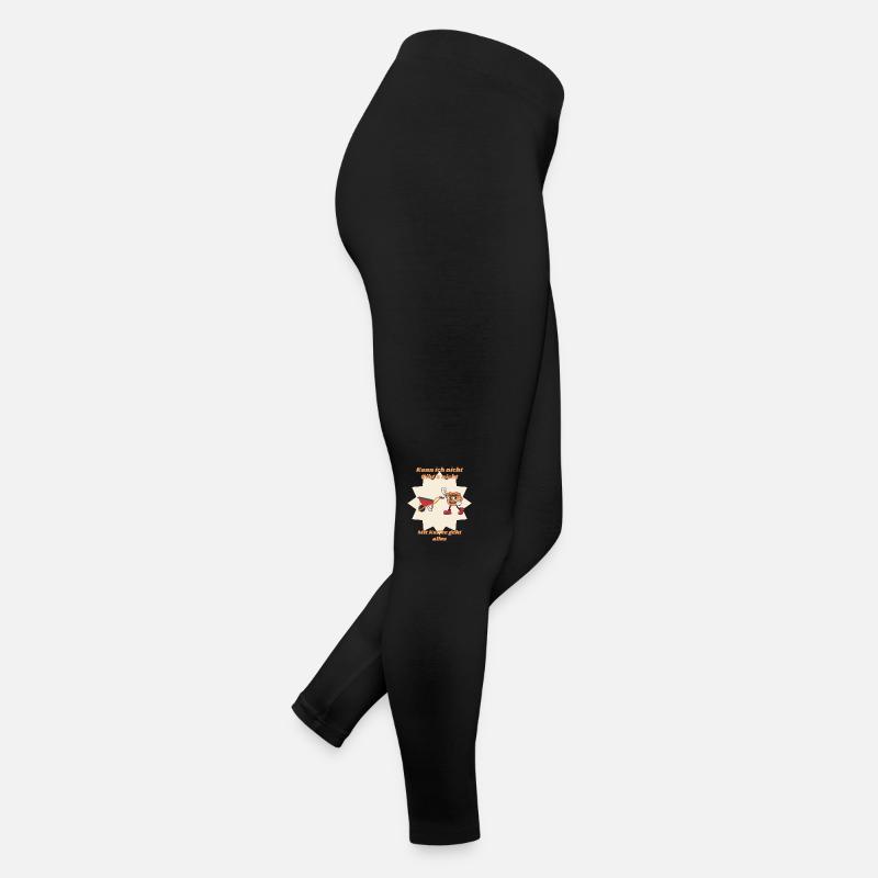 Kann Ich nicht gibt’s nicht mit Kaffee geht alles. Frauen Jersey Leggings