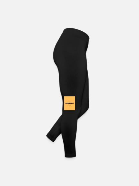 Love Yourself - Women’s Jersey Leggings - black - Right