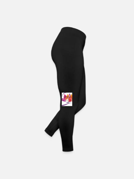 UNE MAGNIFIQUE JOURNEE A PARTAGER - Legging en jersey Femme - noir - Droite