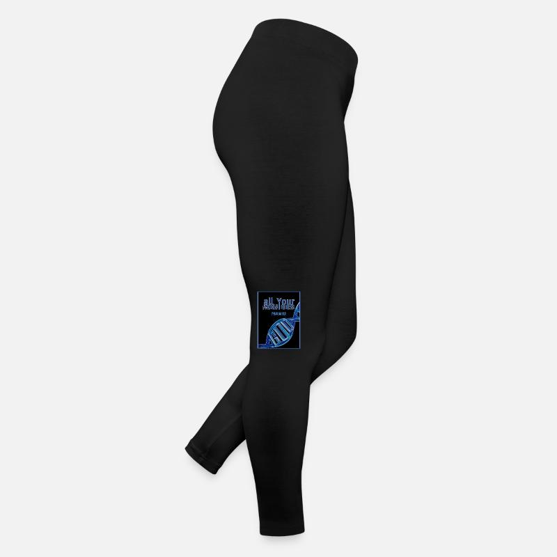 all YOUR wonders DNA - Women’s Jersey Leggings - black