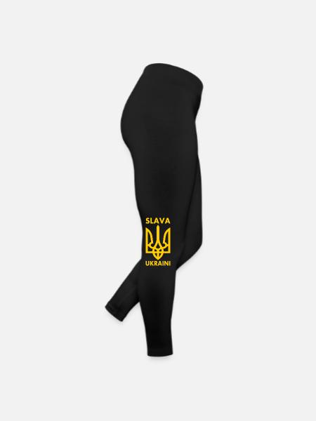 Ukraine - Women’s Jersey Leggings - black - Right