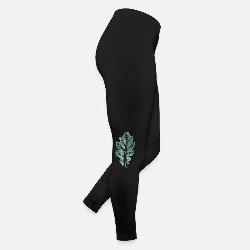 Feuille de chêne - Vert naturel clair - Feuille/ Chêne/ Arbre Legging en jersey Femme