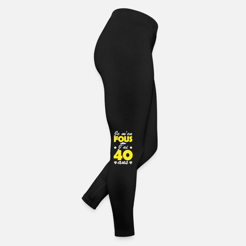 j ai 40 ans / cadeau anniversaire 40 ans Legging en jersey Femme