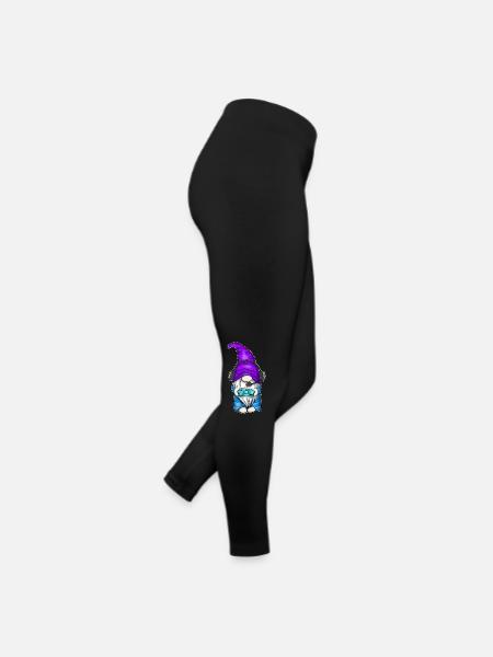 Gamer Gaming Gnome - Women’s Jersey Leggings - black - Right