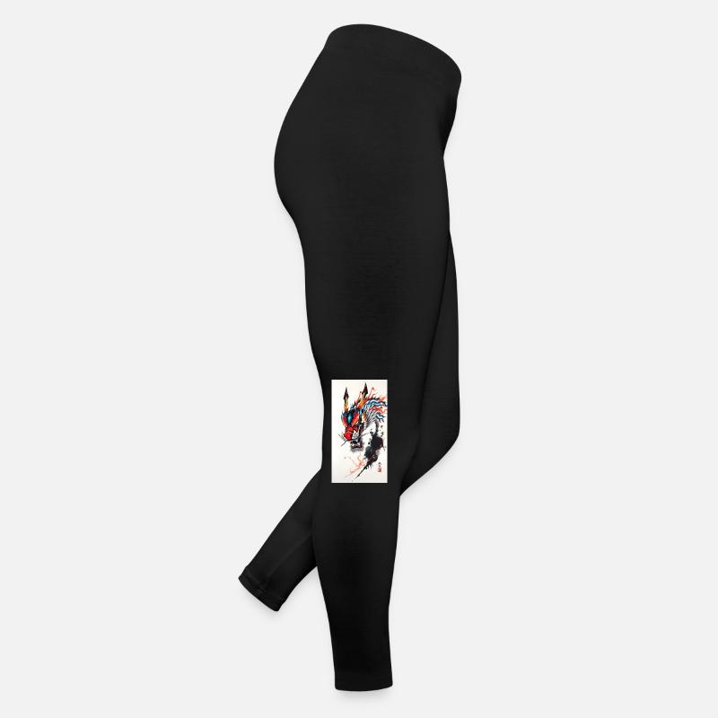 Dragon head Frauen Jersey Leggings
