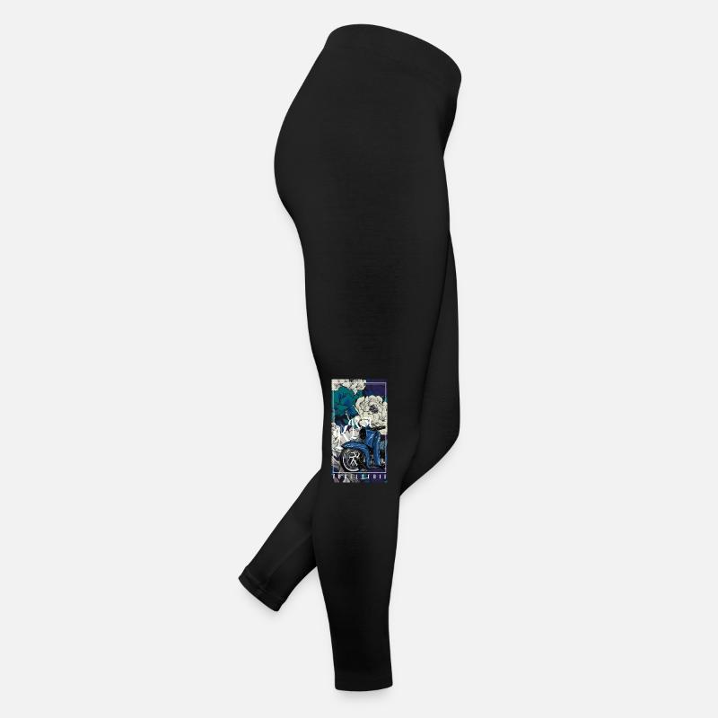 Hirondelle (bleu) // Illustration Legging en jersey Femme