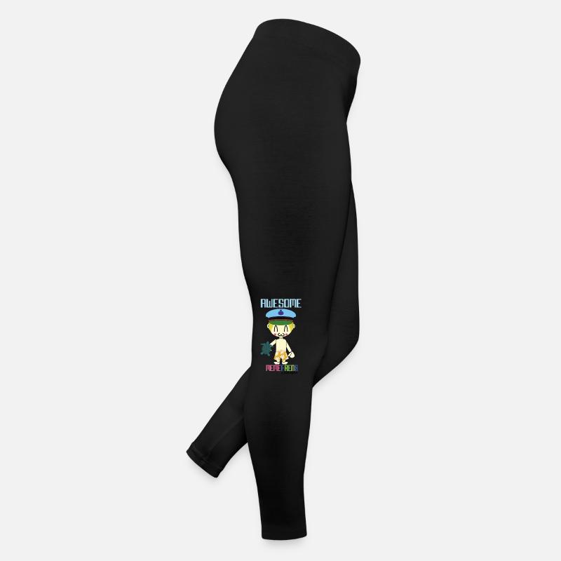 Awesome - MEME FRENS by DEEX.SPACE Women’s Jersey Leggings