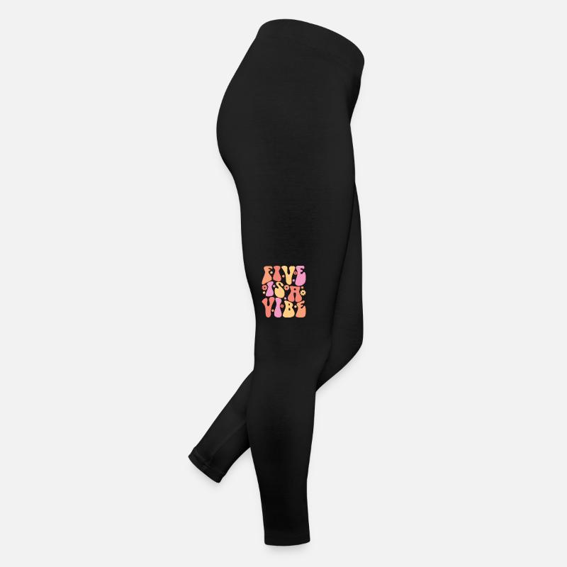 Five Is A Vibe, 5 ans, enfants de 5e anniversaire Legging en jersey Femme