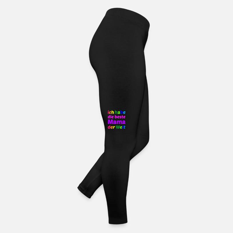 Ich habe die beste Mama der Welt Frauen Jersey Leggings