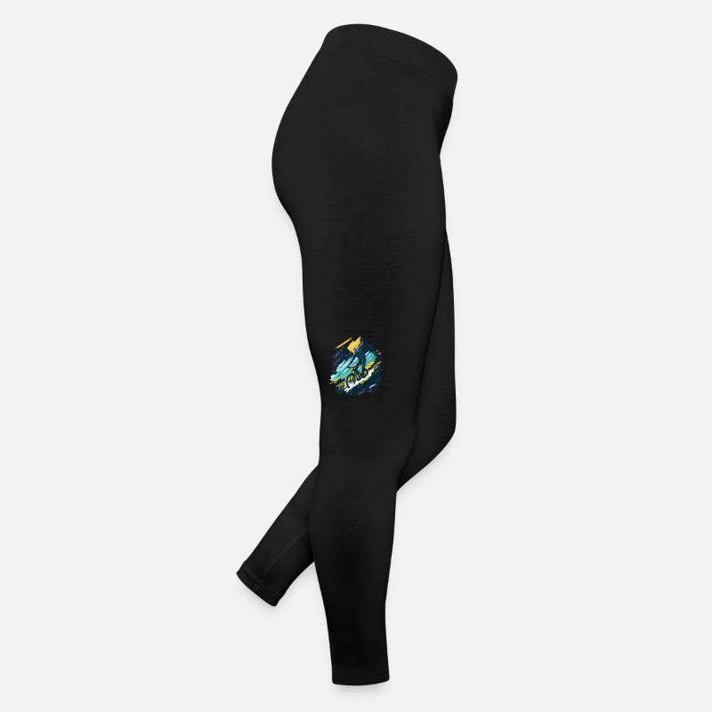 Mountainbike Downhill Mountainbiker Frauen Jersey Leggings