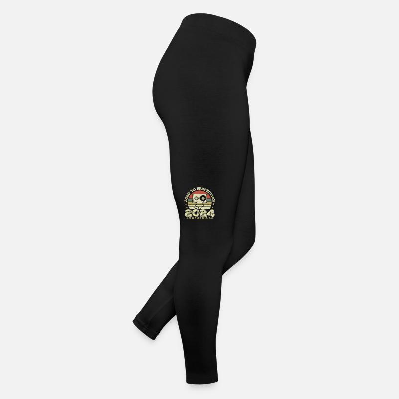 Originelle Vintage-Geschenkidee zum Jubiläum 2024 Frauen Jersey Leggings