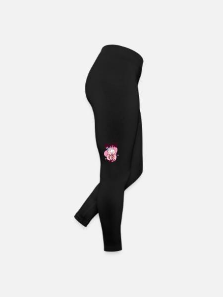 Is it Time Yet? - Frauen Jersey Leggings - Schwarz - Rechts