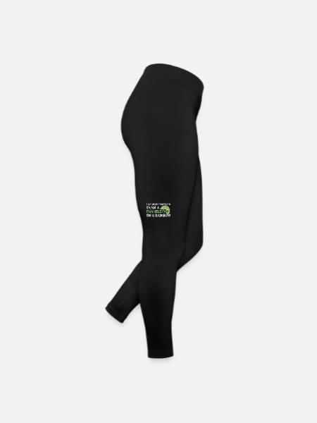 Ich Bin Verwirrter Als Ein Chamäleon - Frauen Jersey Leggings - Schwarz - Rechts
