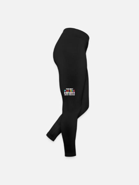 Die Besten Spieler Klavierspieler Pianist - Frauen Jersey Leggings - Schwarz - Rechts
