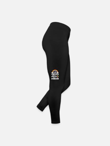 Ich Bin Verwirrter Als Ein Chamäleon - Frauen Jersey Leggings - Schwarz - Rechts