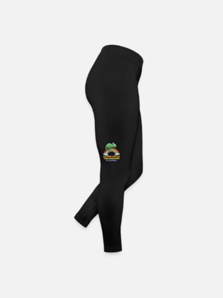 Ich Bin Verwirrter Als Ein Chamäleon - Frauen Jersey Leggings - Schwarz - Rechts