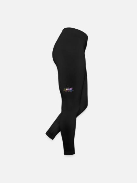 San Franciscans Skyline San Francisco - Frauen Jersey Leggings - Schwarz - Rechts