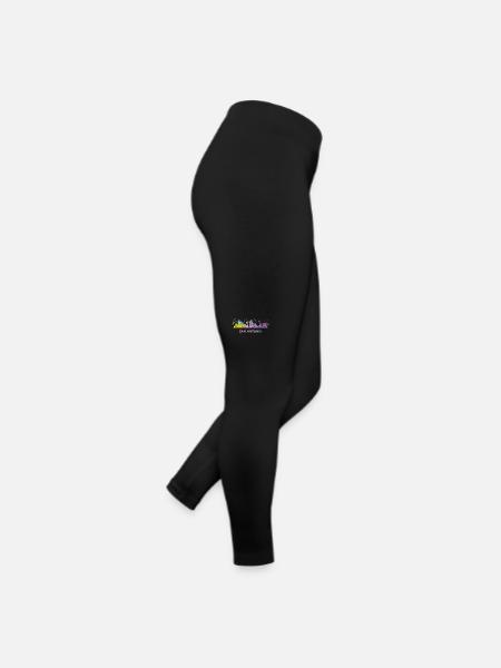 San Antonian Skyline San Antonio - Women’s Jersey Leggings - black - Right