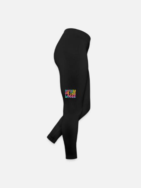 Frères en liberté Frère et sœur - Legging en jersey Femme - noir - Droite