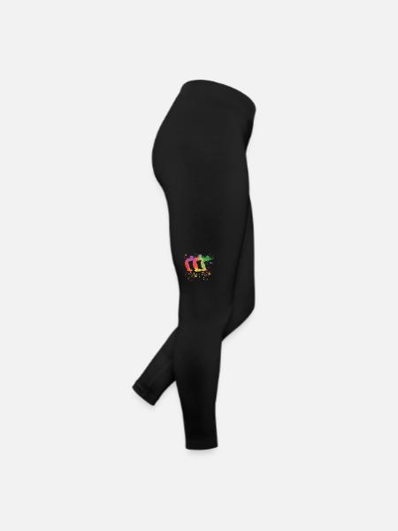 Artistic Swim Team Synchronschwimmen - Frauen Jersey Leggings - Schwarz - Rechts