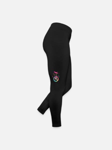 Unicyclist unicycle unicycle - Women’s Jersey Leggings - black - Right