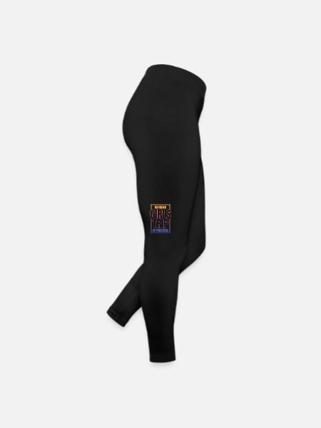 Attention Girls Trip en cours - Legging en jersey Femme - noir - Droite