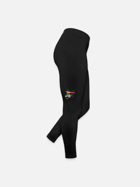 poidsParatrike Moteur Deltaplane Deltatrike - Legging en jersey Femme - noir - Droite