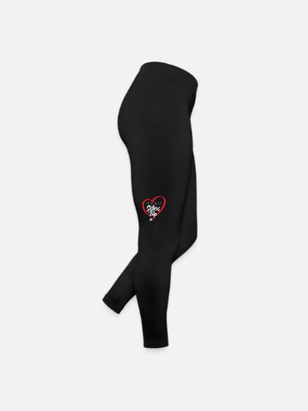 Schwesternwochenende Oh Sip Its A Sisters Trip - Frauen Jersey Leggings - Schwarz - Rechts