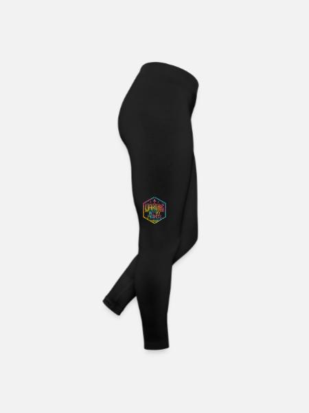 Attention Girls Trip en cours - Legging en jersey Femme - noir - Droite