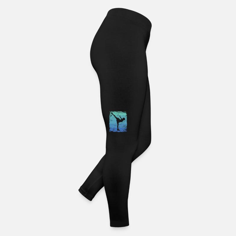 Eiskunstläufer Eiskunstlauf Schlittschuhlaufen Frauen Jersey Leggings