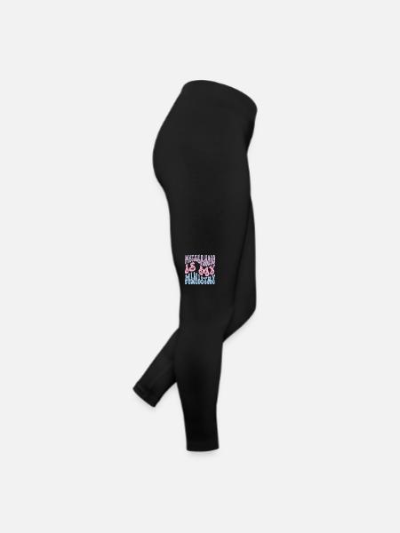 La maternité est mon ministère - Legging en jersey Femme - noir - Droite