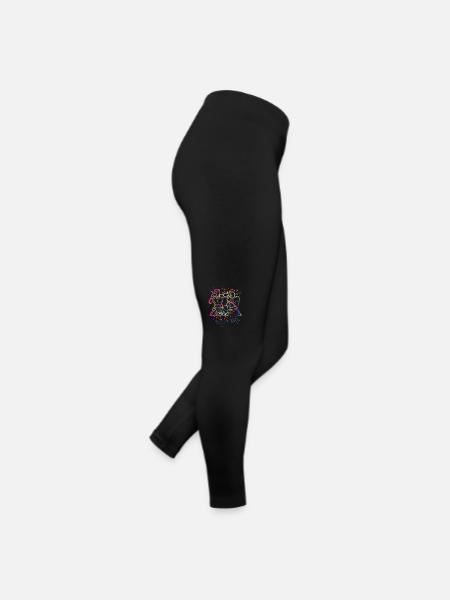 Boxen Kämpfer Kinder Boxen Match Boxer - Frauen Jersey Leggings - Schwarz - Rechts