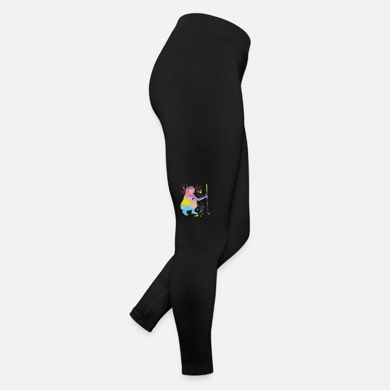 Golfer Colorsplash Kinder Miniaturgolf Frauen Jersey Leggings