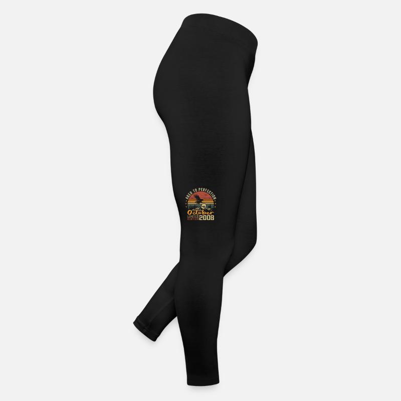 Vintage Octobre 2008 - Cadeau Rétro Octobre 2008 Legging en jersey Femme